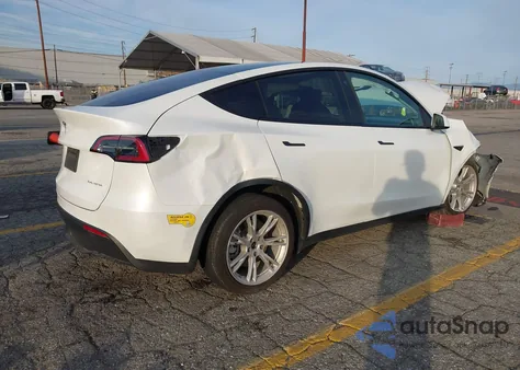 2021 Tesla Model Y Long Range Dual Motor All-Wheel Drive из США, поврежденный, VIN 5YJYGDEE6MF284168